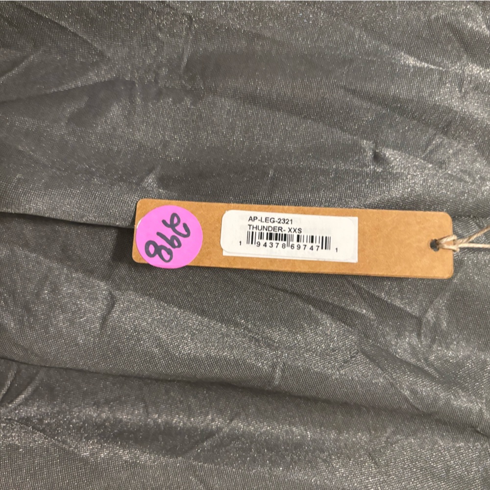 SKIMS NWT Glissenette Footed Leggings in the color Thunder Grey size XXS - Picture 8 of 12